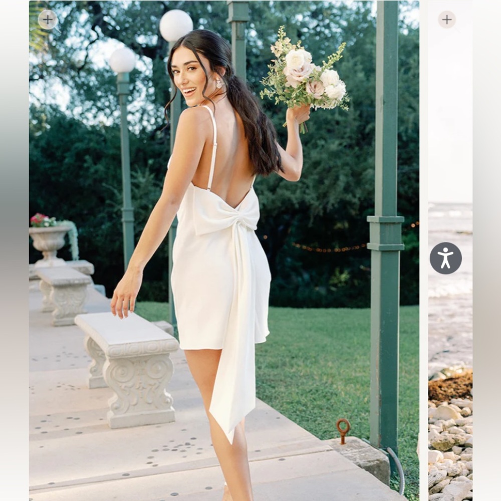 Revelry White Mini Dress